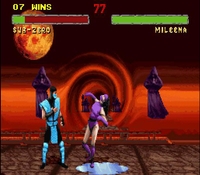 une photo d'Ã©cran de Mortal Kombat 2 sur Nintendo Super Nes